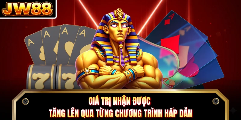 Giá trị nhận được tăng lên qua từng chương trình hấp dẫn